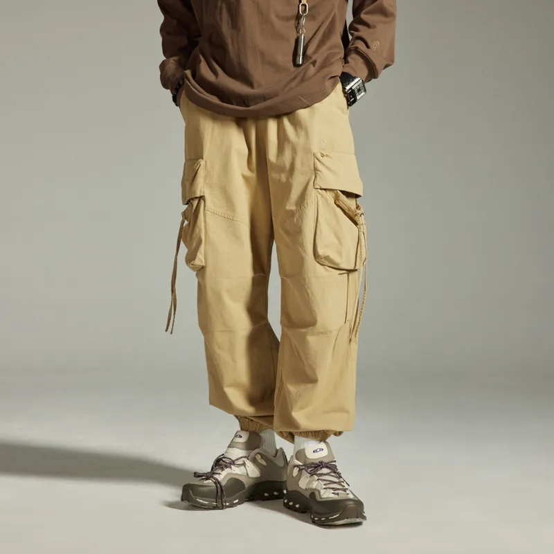 GUUKA TECH Casual Pants Men's Khaki-2