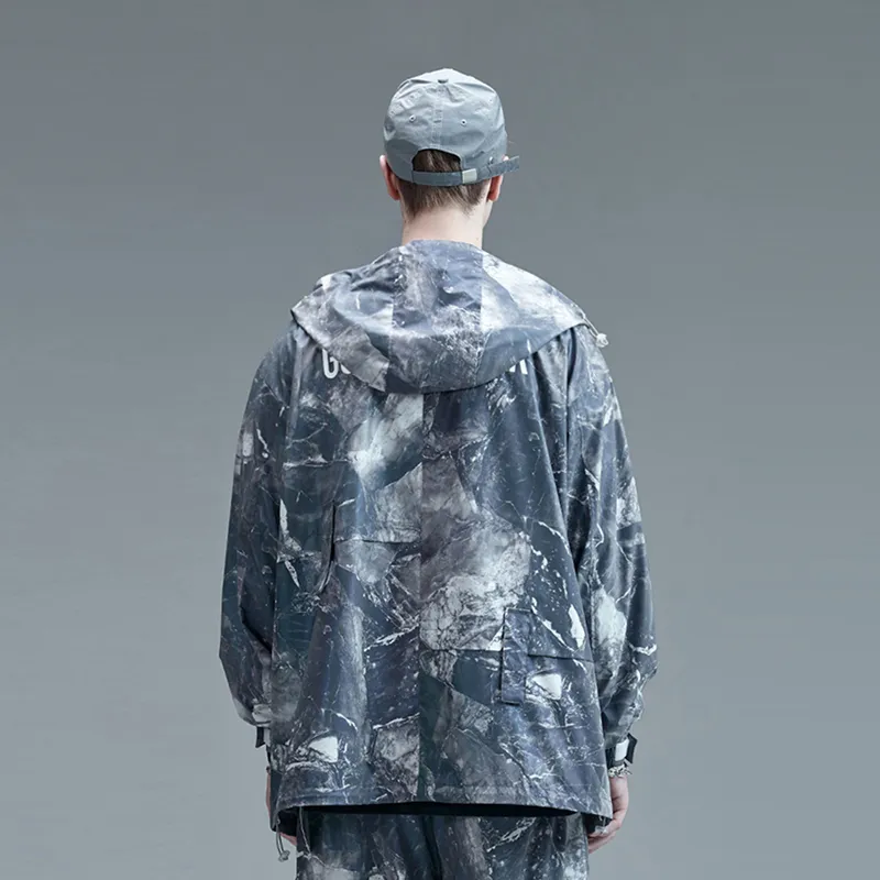GUUKA TECH Trench Coat Men's Multicolor-2