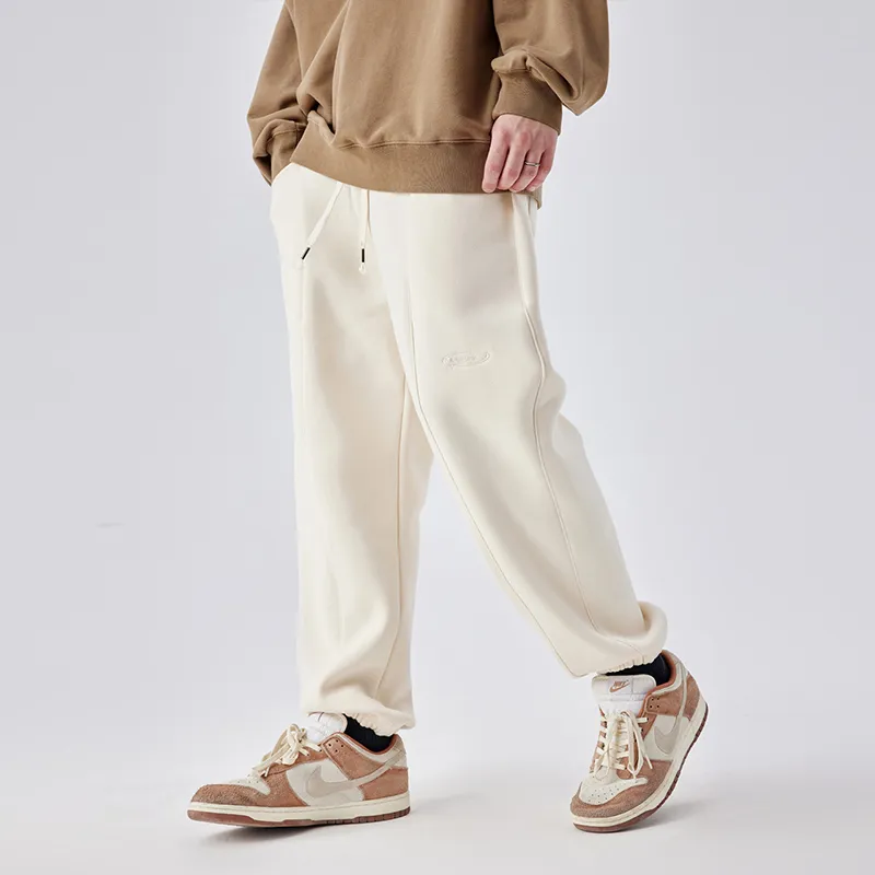 GUUKA TECH Casual Pants Unisex Light Apricot-3