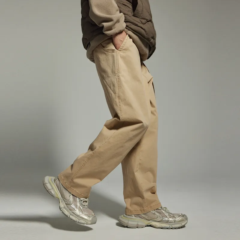GUUKA TECH Casual Pants Unisex Khaki-5