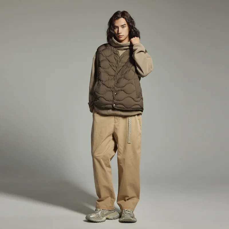 GUUKA TECH Casual Pants Unisex Khaki-7