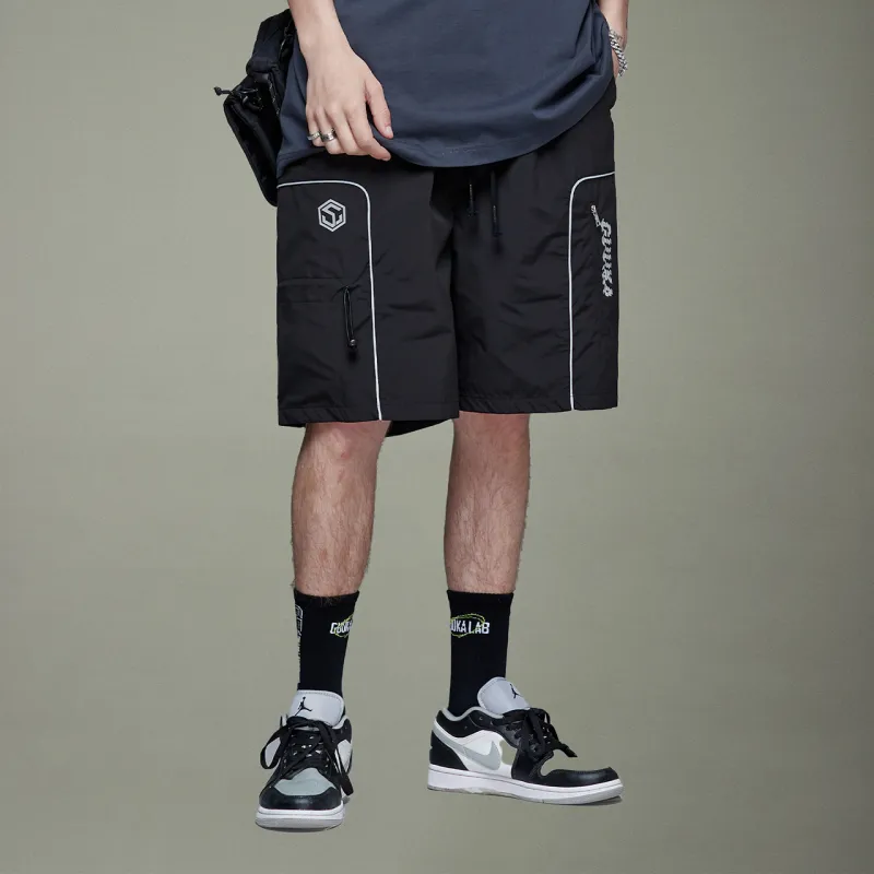 GUUKA TECH Casual Shorts Men's Black-4