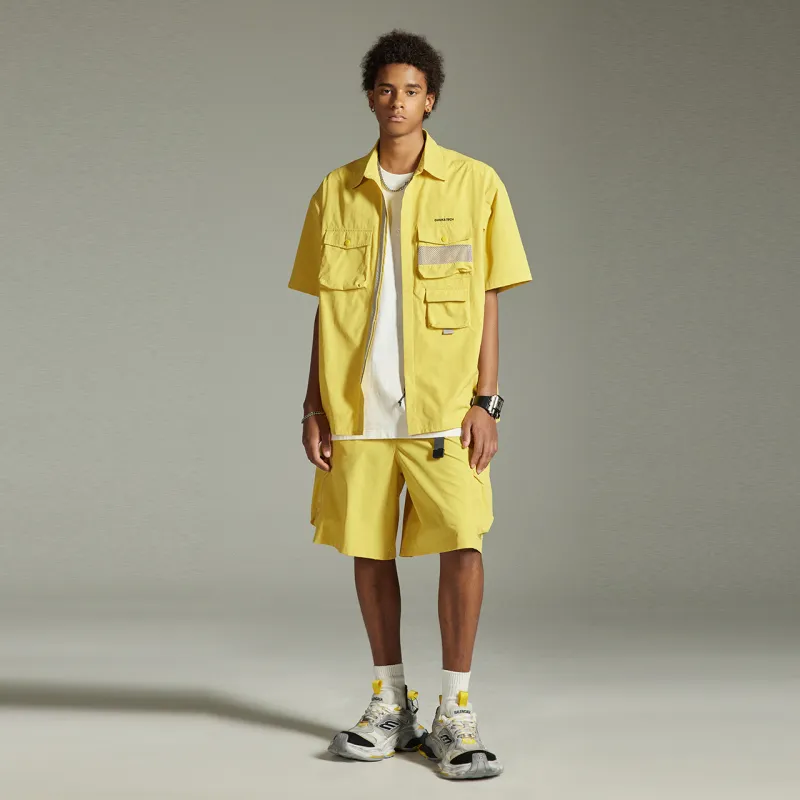 GUUKA TECH Shirts Men Lemon-3
