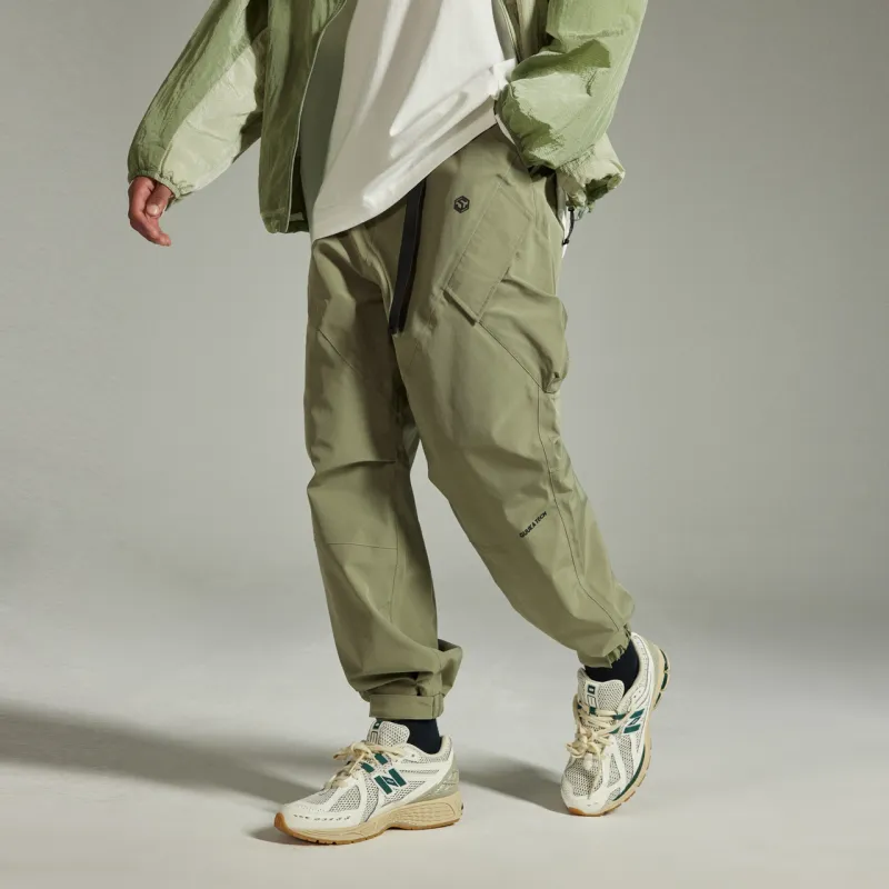 GUUKA TECH Casual Pants Unisex Light Army Green-5