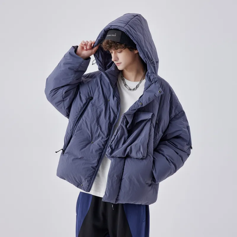 GUUKA TECH Down Jacket Unisex Navy Blue-5