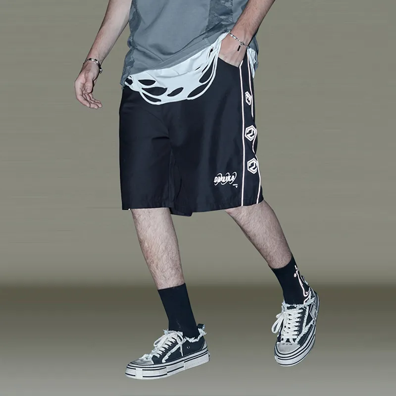 GUUKA TECH Casual Shorts Men's Black-2