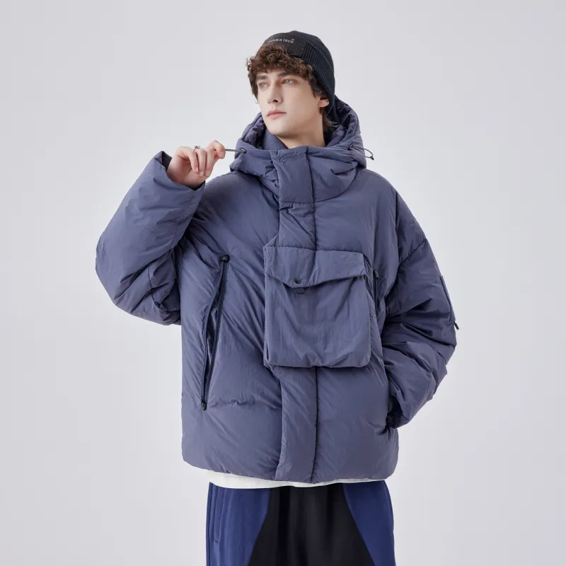 GUUKA TECH Down Jacket Unisex Navy Blue-2