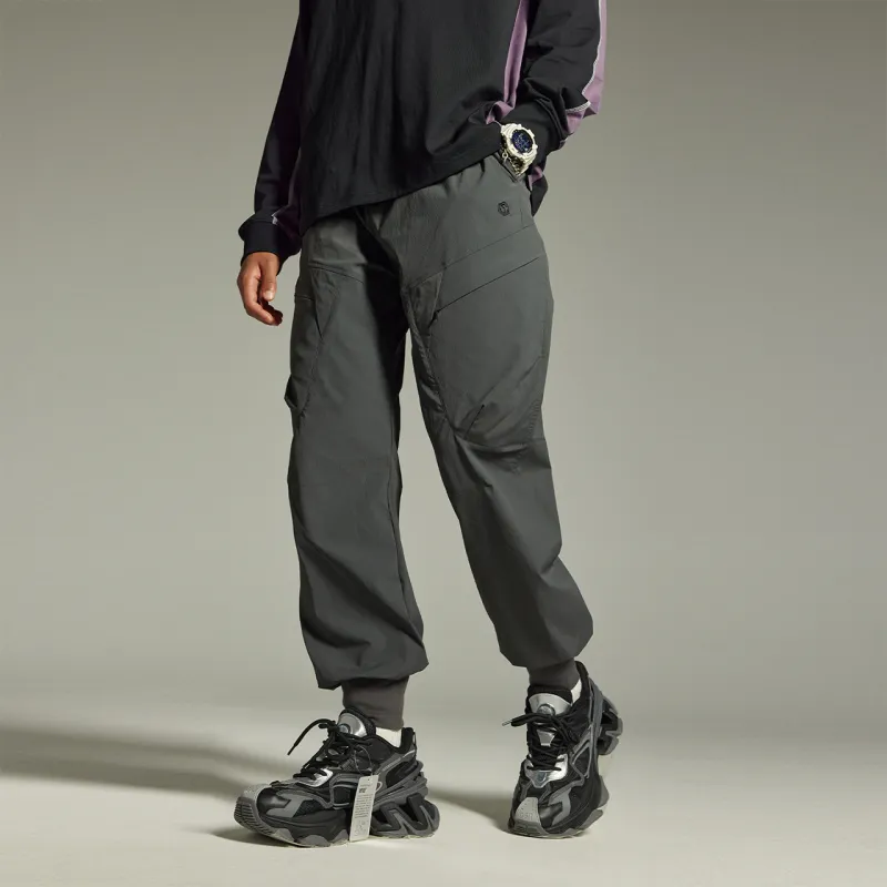 GUUKA TECH Casual Pants Unisex Black-4