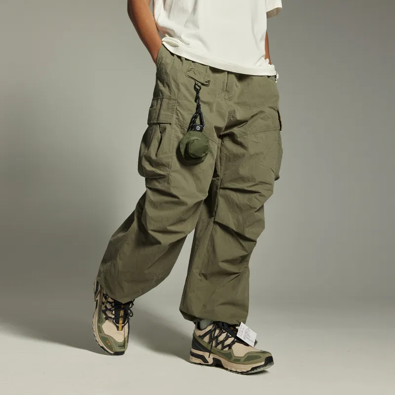 GUUKA TECH Casual Pants Unisex Light Brown-5