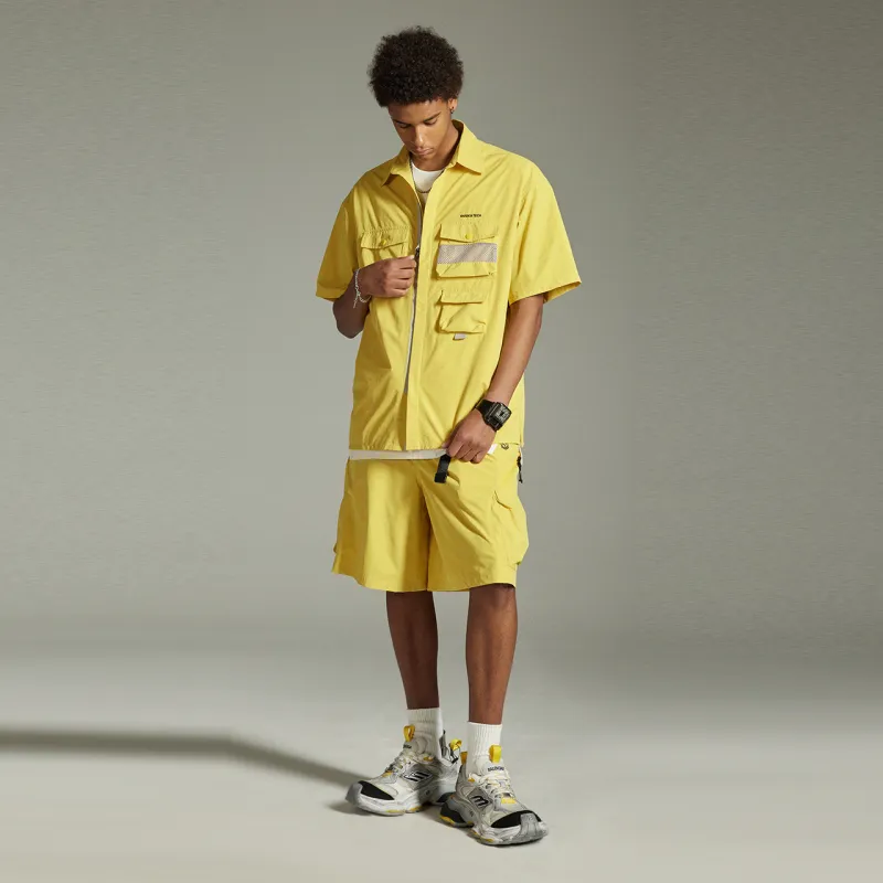 GUUKA TECH Shirts Men Lemon-4
