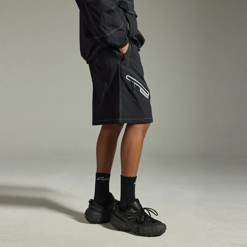 GUUKA TECH Casual Shorts Men's Black-5
