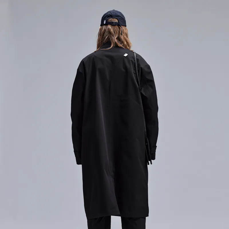 GUUKA TECH Trench Coat Unisex Black-2