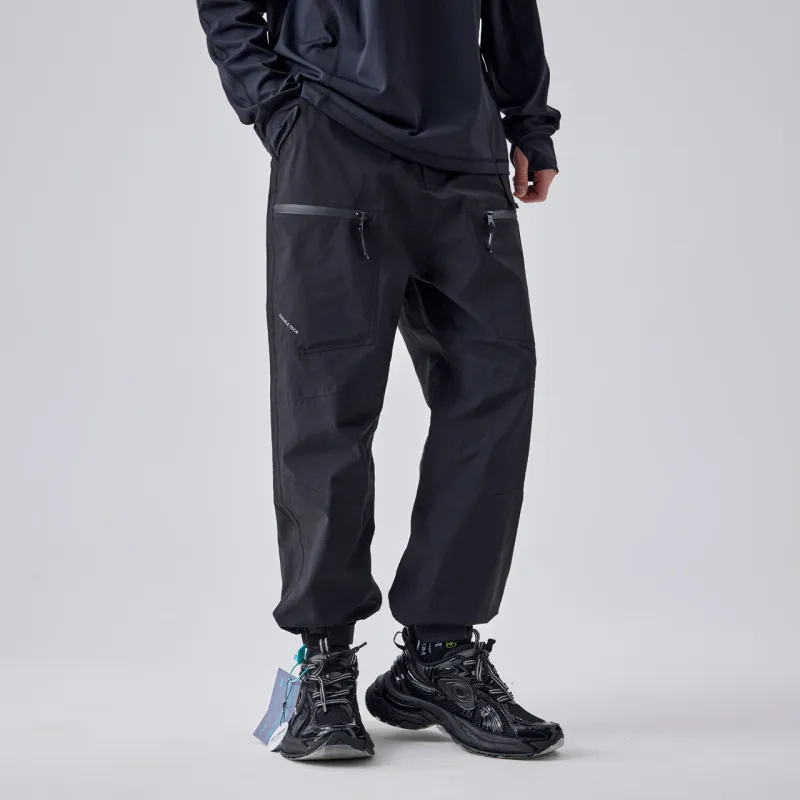 GUUKA TECH Casual Pants Unisex Black-4