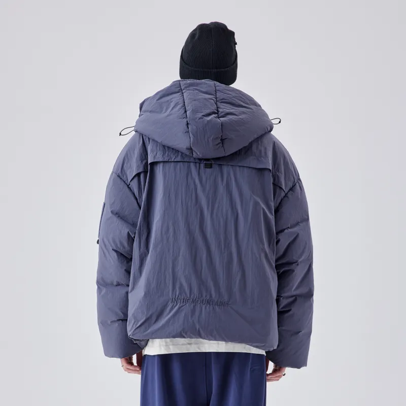 GUUKA TECH Down Jacket Unisex Navy Blue-3