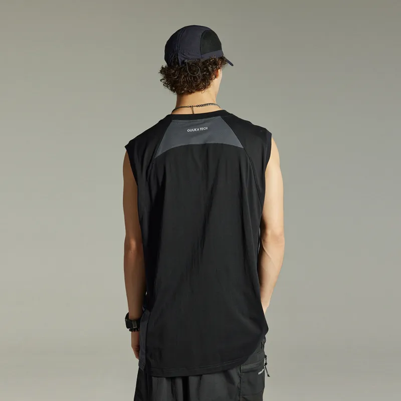 GUUKA TECH Tank Tops Men's Black-3
