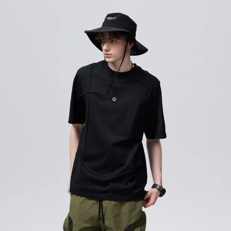 GUUKA TECH T Shirts Men Black-2