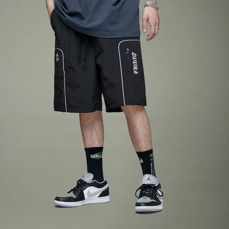 GUUKA TECH Casual Shorts Men's Black-5