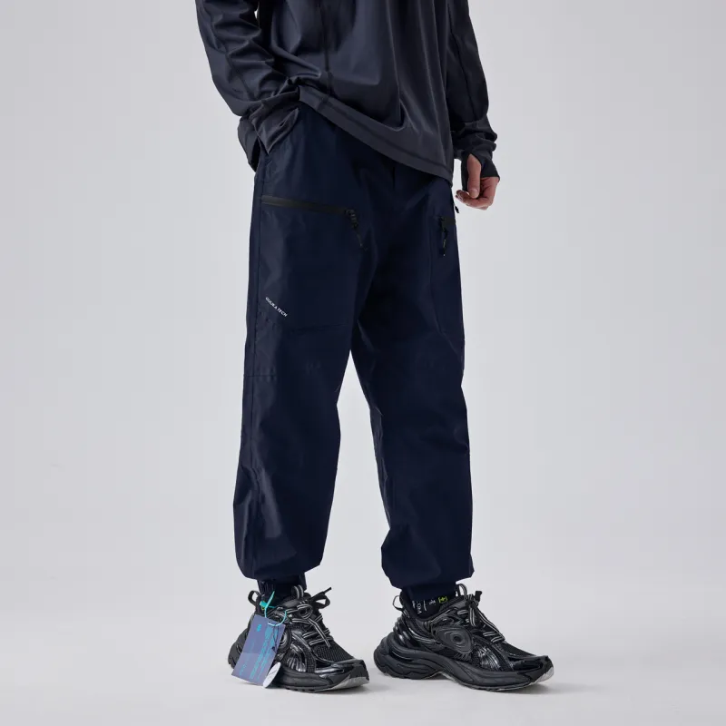 GUUKA TECH Casual Pants Unisex Dark Blue-2