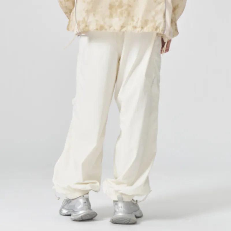 GUUKA TECH Casual Pants Unisex Ecru-5