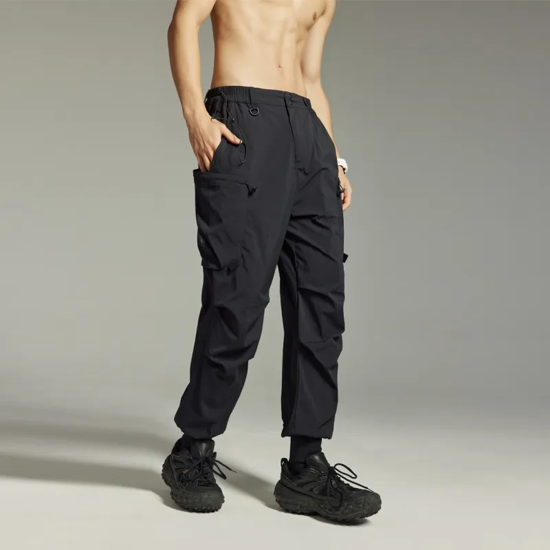 GUUKA TECH Casual Pants Men's Black-4