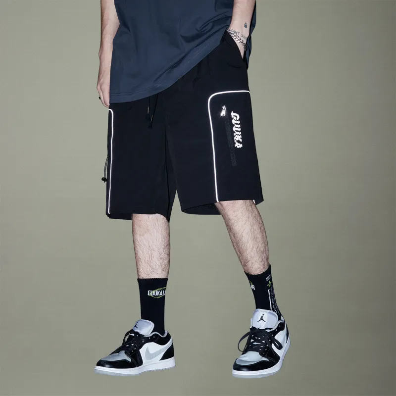 GUUKA TECH Casual Shorts Men's Black-2