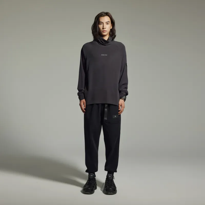 GUUKA TECH Casual Pants Unisex Black-4