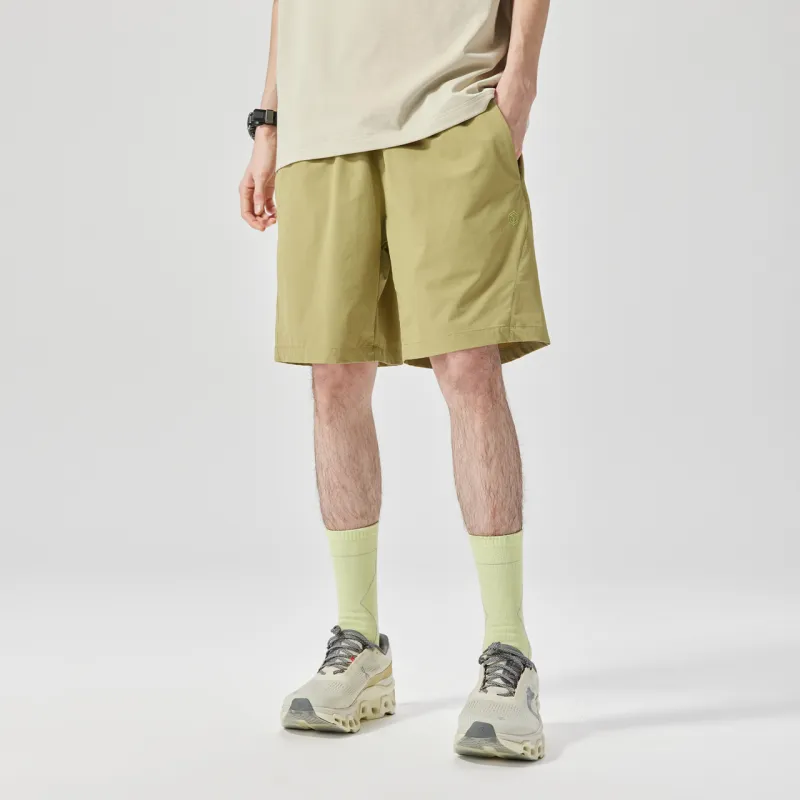 GUUKA TECH Casual Shorts Men's Mustard Green-4