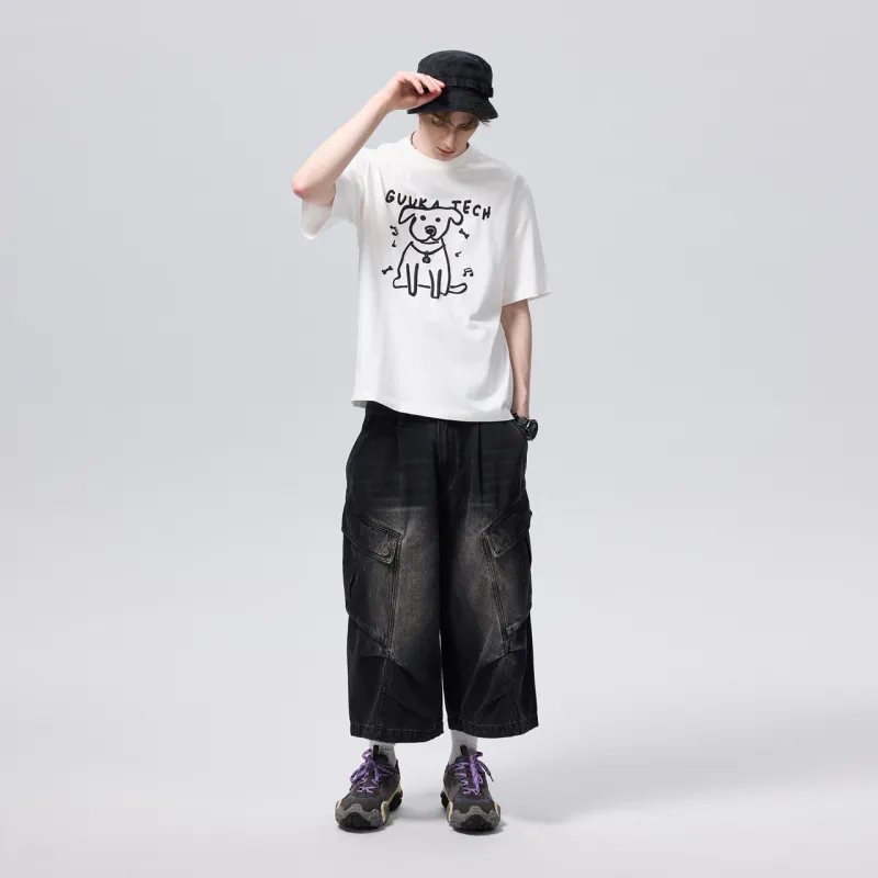 GUUKA TECH T Shirts Men White-6