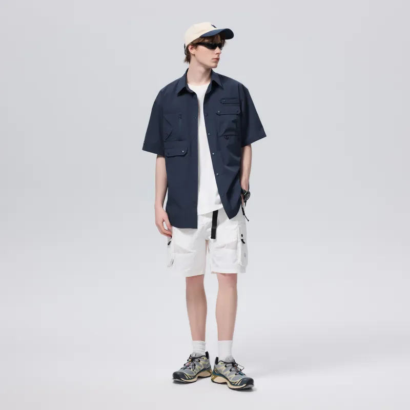 GUUKA TECH Shirt Men's Navy Blue-6