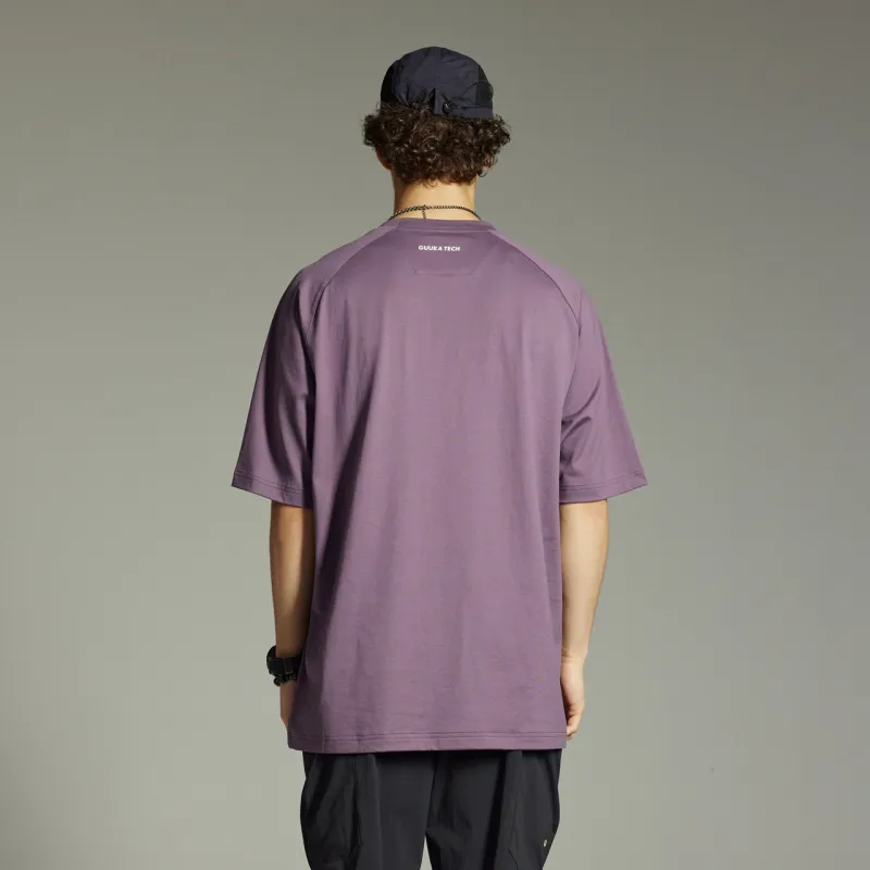 GUUKA TECH T Shirt Men's Dark Purple-2