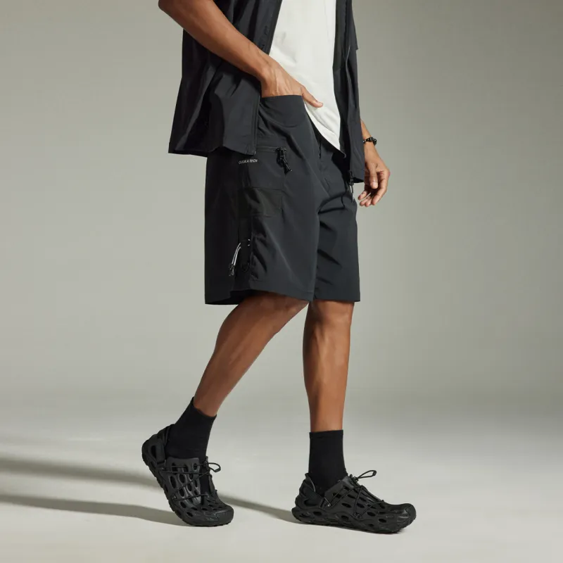 GUUKA TECH Casual Shorts Men's Black-5