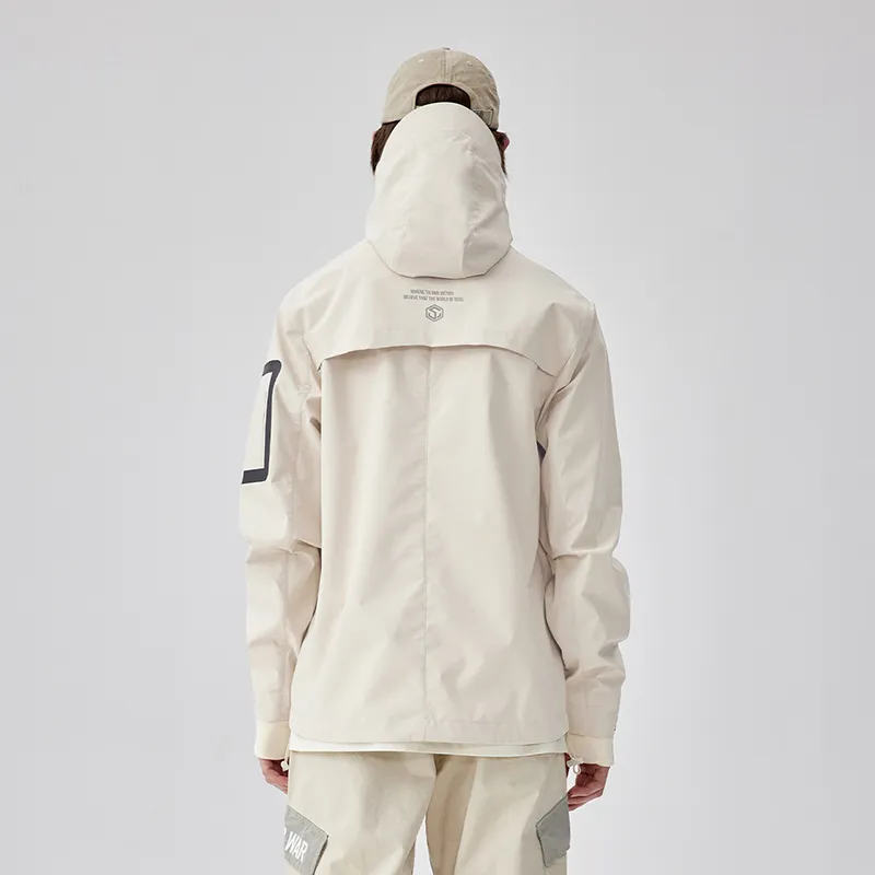 GUUKA TECH Trench Coat Men's Light Khaki-1