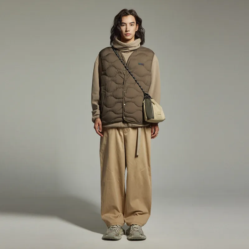 GUUKA TECH Casual Pants Unisex Khaki-4