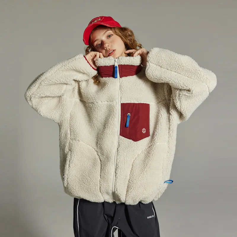 GUUKA TECH Jackets Coats Unisex Red-5