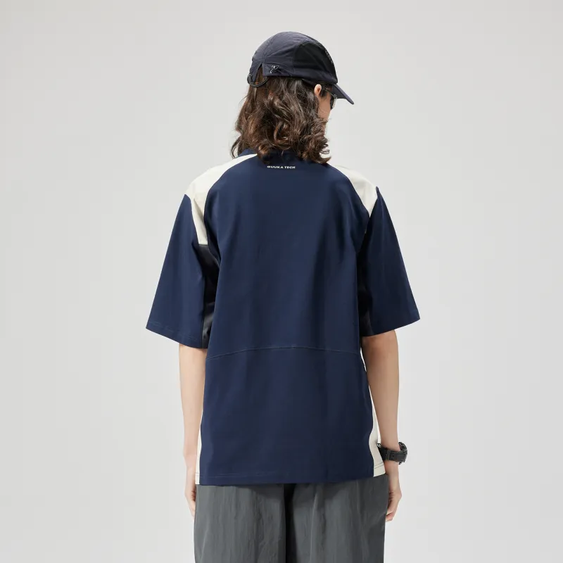 GUUKA TECH T Shirt Men's Navy Blue-2