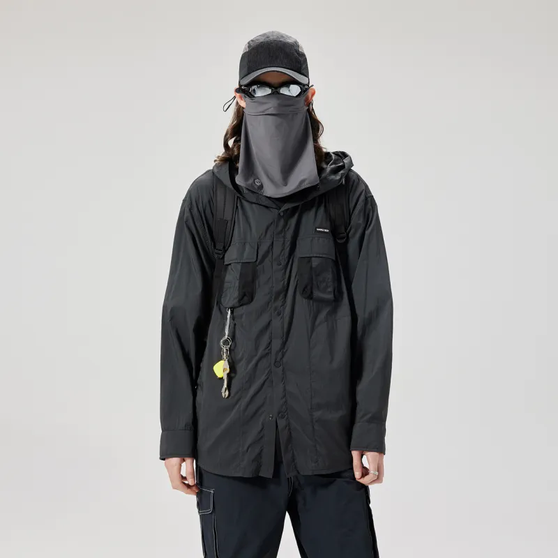 GUUKA TECH Sun Protection Clothing Unisex Black-5