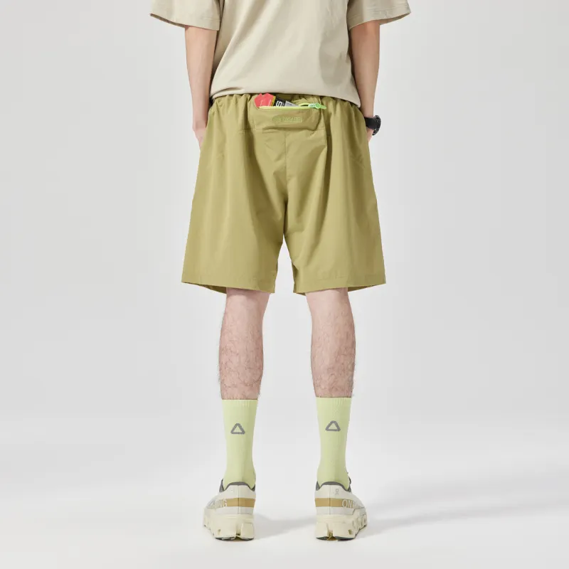 GUUKA TECH Casual Shorts Men's Mustard Green-5