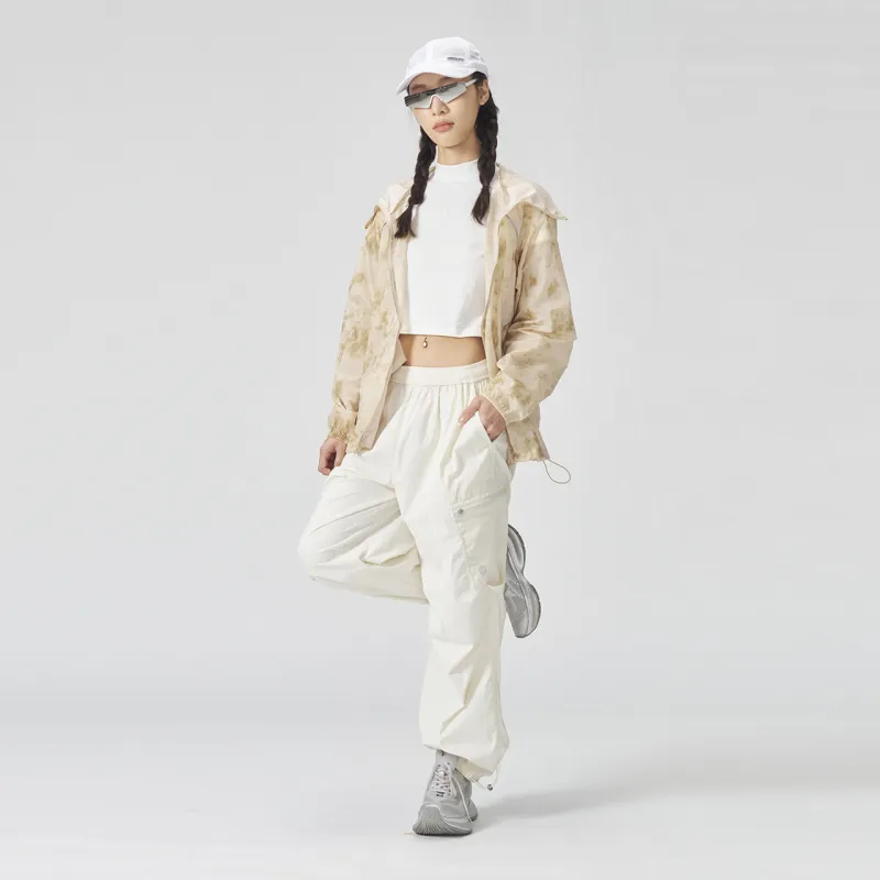 GUUKA TECH Casual Pants Unisex Ecru-3