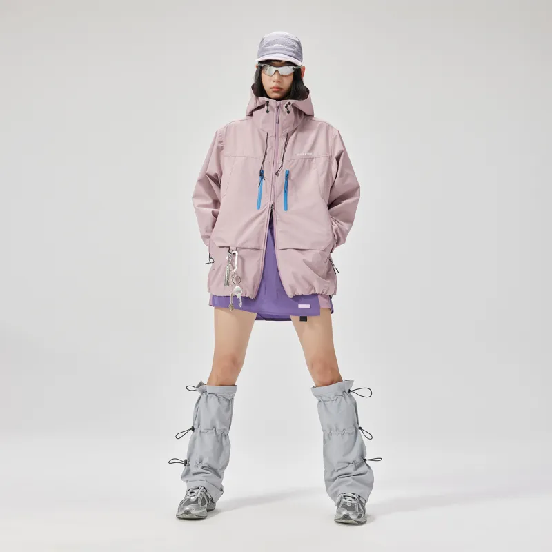 GUUKA TECH Trench Coat Women's Dark Pink-6