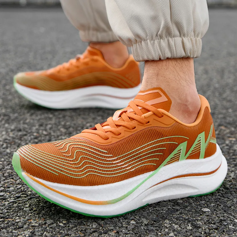 MEIKE Cushioning, Slip Resistant, Abrasion Resistant, Breathable, Lightweight, Rebound Low Top Running Shoes Unisex-8