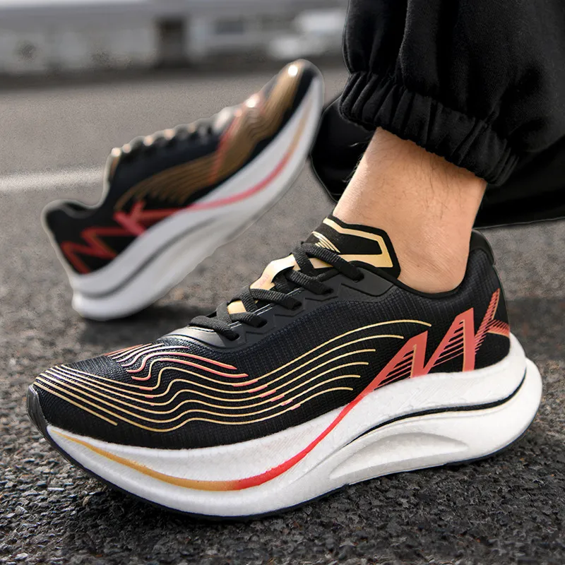 MEIKE Cushioning, Slip Resistant, Abrasion Resistant, Breathable, Lightweight, Rebound Low Top Running Shoes Unisex-18