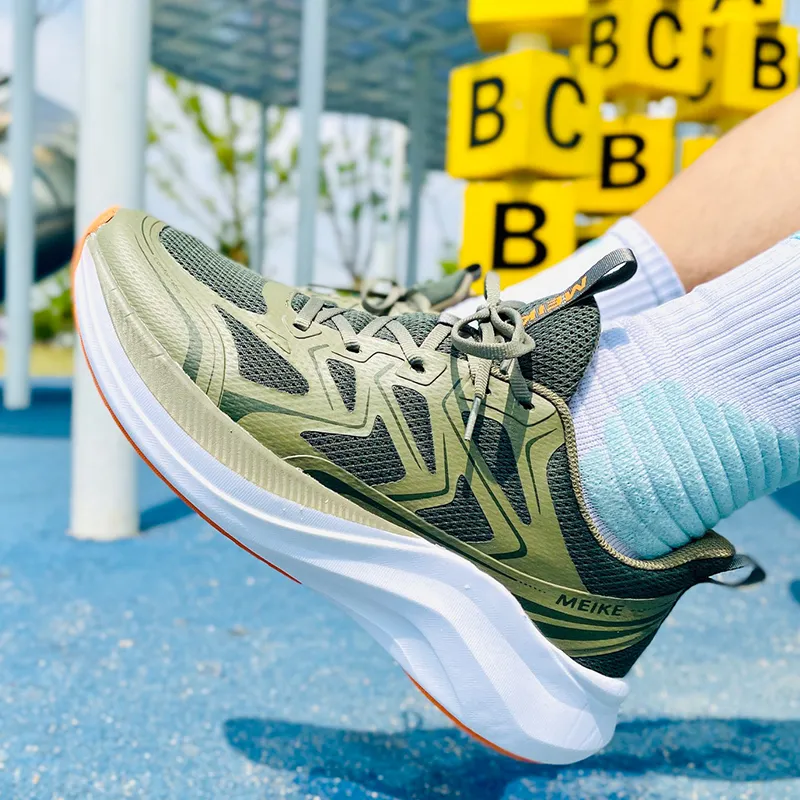MEIKE Cushioning Anti-Slip Wear-Resistant Breathable Lightweight Rebound Low-Top Running Shoes Unisex-24