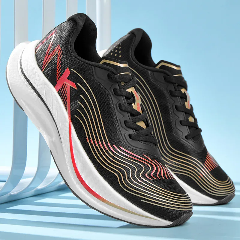 MEIKE Cushioning, Slip Resistant, Abrasion Resistant, Breathable, Lightweight, Rebound Low Top Running Shoes Unisex-21