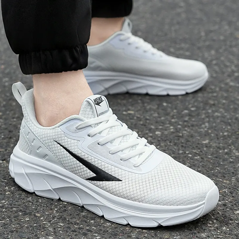MEIKE Cushioning, Slip Resistant, And Abrasion Resistant Low Top Running Shoes Unisex-9