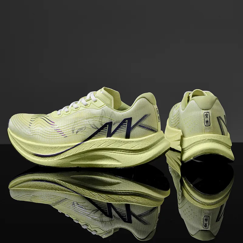 MEIKE Cushioning, Slip Resistant, Abrasion Resistant, Breathable, Lightweight, Rebound Low Top Running Shoes Unisex-28