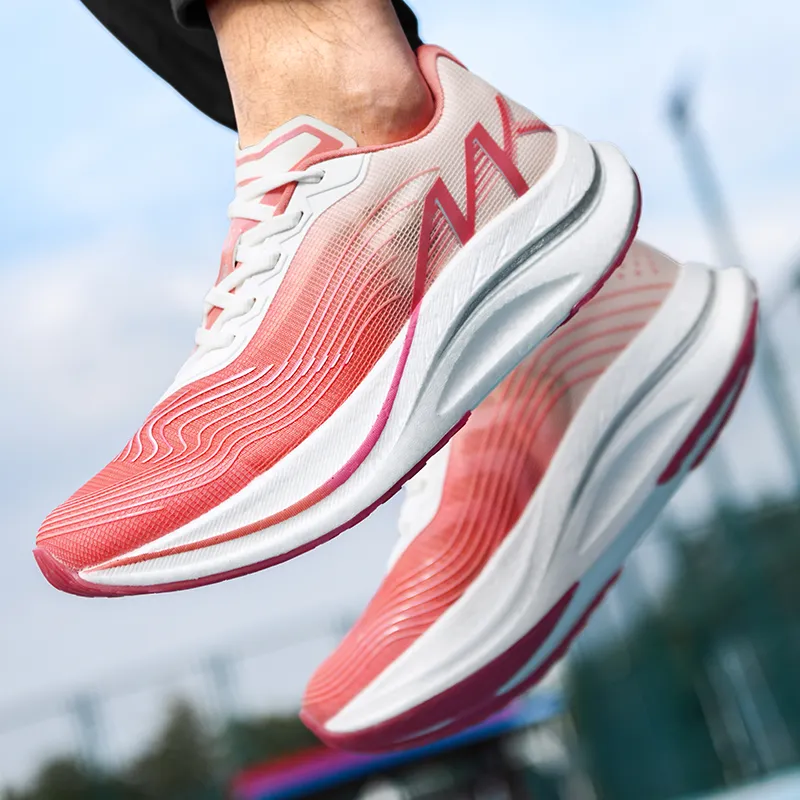MEIKE Cushioning, Slip Resistant, Abrasion Resistant, Breathable, Lightweight, Rebound Low Top Running Shoes Unisex-12
