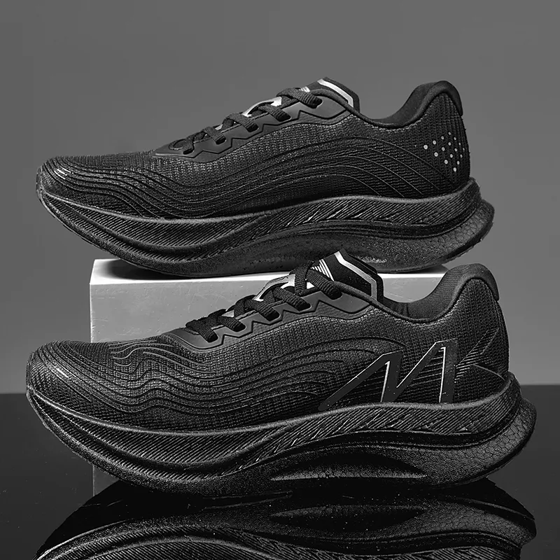 MEIKE Cushioning, Slip Resistant, Abrasion Resistant, Breathable, Lightweight, Rebound Low Top Running Shoes Unisex-25