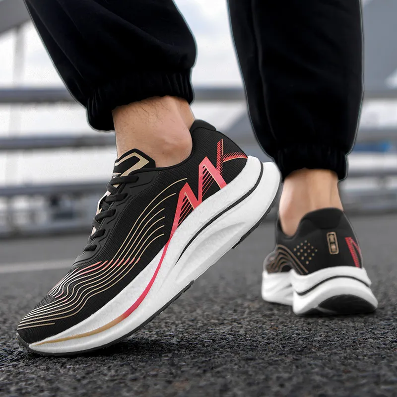 MEIKE Cushioning, Slip Resistant, Abrasion Resistant, Breathable, Lightweight, Rebound Low Top Running Shoes Unisex-19