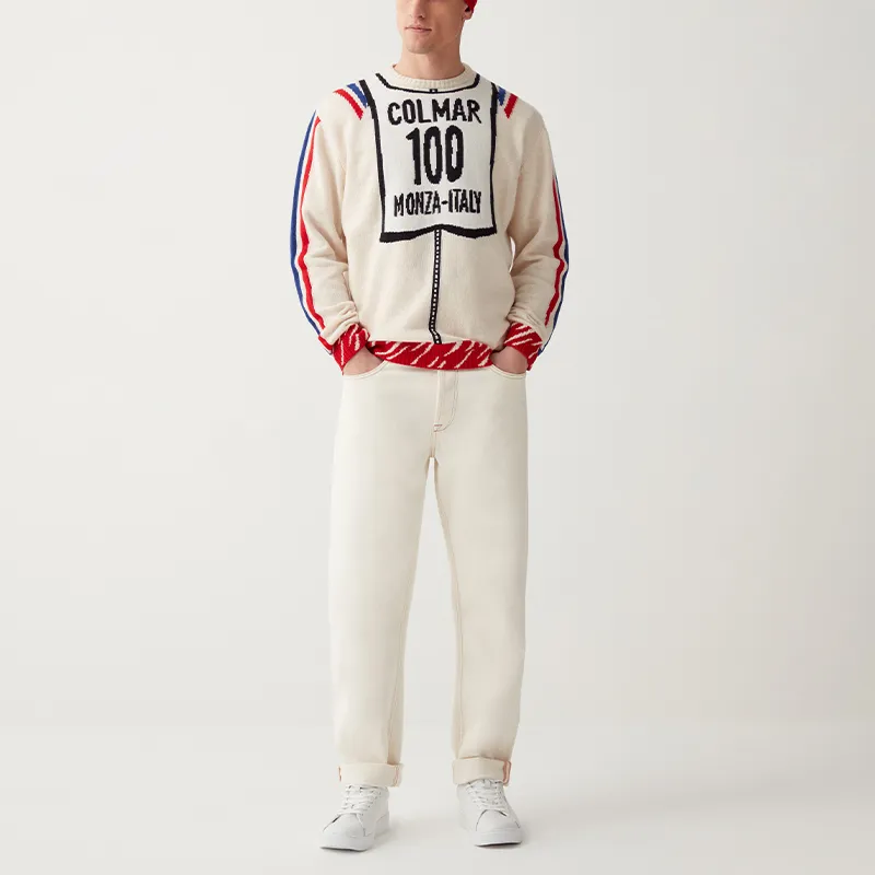 COLMAR Sweater Unisex Red White-5