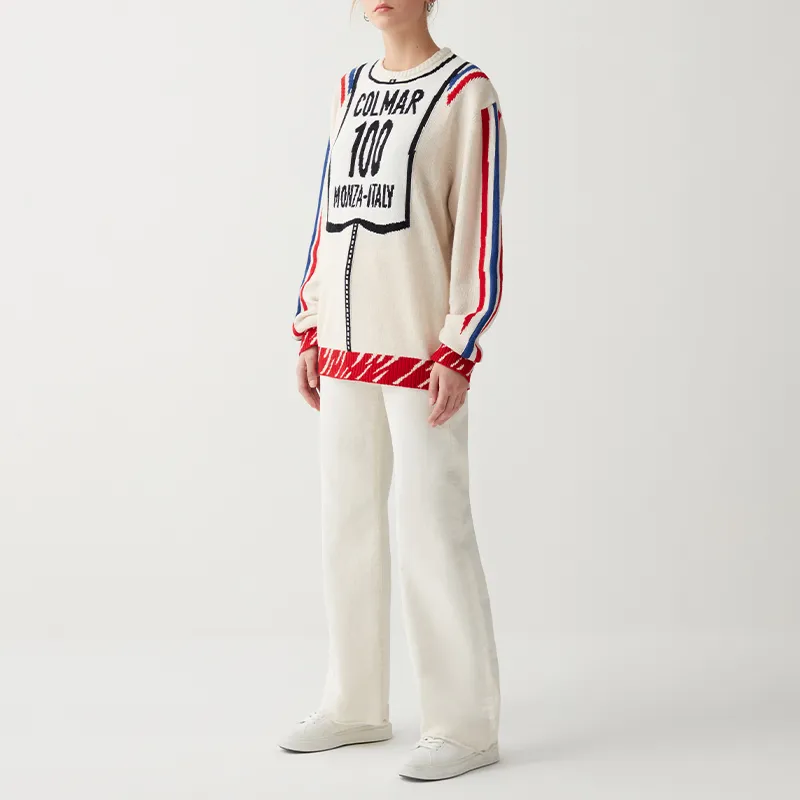 COLMAR Sweater Unisex Red White-4